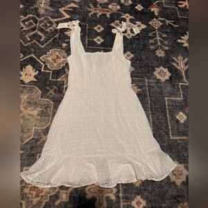 Altar'd State White Eyelet Mini Dress
